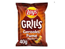 CHIPS GRILLS GEROOKT  LAYS  20 ST  40 GR