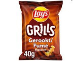 CHIPS GRILLS GEROOKT  LAYS  20 ST  40 GR