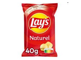 CHIPS NATUREL  LAYS  24 ST  40 GR