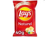 CHIPS NATUREL  LAYS  24 ST  40 GR