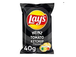 CHIPS TOMATO KETCHUP  LAYS  24 ST  40 GR