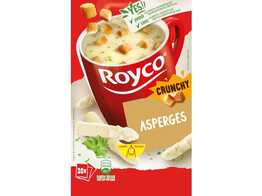 SOEP ASPERGE CRUNCHY  ROYCO  20 ZAKJES