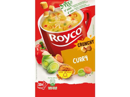 SOEP CURRY CRUNCHY  ROYCO  20 ZAKJES