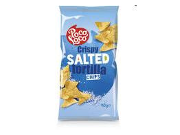 TORTILLA SALTED  POCO LOCO  12 ST  450 GR