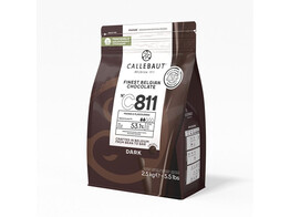 CHOCOLADE CALLETS PUUR 811  CALLEBAUT  2.5 KG