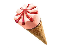 CORNETS D AMOUR AARDBEI  IJSBOERKE  16 ST  120 ML