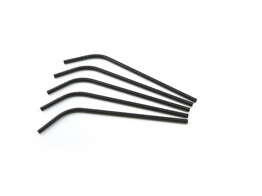RIETJES ZWART  24 CM  6 MM  200 STUKS