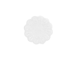 KANTJES ROND WIT  9 CM  250 STUKS