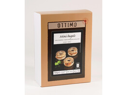 MINI BAGEL ZALM   KRUIDENKAAS  OTTIMO  50 ST  14 GR