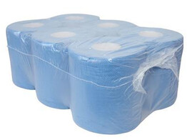 POETSPAPIER BLAUW  2 L  150 M  6 STUKS