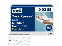 HANDDOEK PAPIER WIT Z-VOUW  TORK  H2  2 L  2856 STUKS