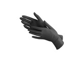 HANDSCHOEN NITRIL ZWART LARGE  100 STUKS