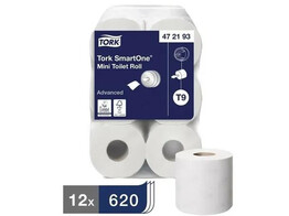 TOILETPAPIER WIT  TORK SMARTONE  T9  2 L  112 M  12 STUKS