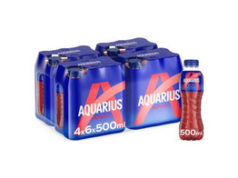 AQUARIUS RED PEACH PET  24 ST  50 CL