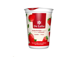 YOGHURT AARDBEI  DE LELIE  500 GR