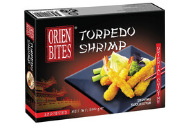 SHRIMP TORPEDO  ORIEN BITES  32 ST  25 GR