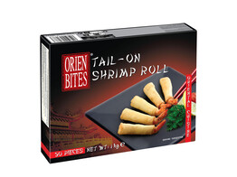 SHRIMP ROLL TAIL ON  ORIEN BITES  100 ST  10 GR