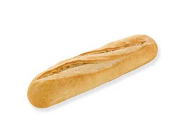 HALF STOKBROOD WIT  P1553  26 CM  50 ST  135 GR