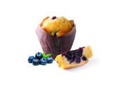 MUFFIN BLAUWE BES  BELDESSERT  23 ST  55 GR