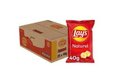CHIPS NATUREL  LAYS  24 ST  40 GR
