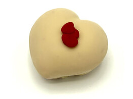 IJSPORTIE HARTJE FRAMBOZEN IJS WITTE CHOCOLADE  6 ST  130 ML