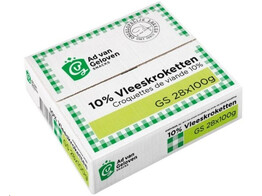 VLEESKROKET GS28  AVG  28 ST  100 GR