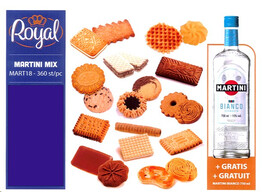 BOX KOFFIEKOEKJES MARTINI MIX  ROYAL  360 STUKS